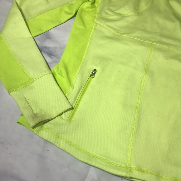 Title Nine Neon Green Switzer 1/4 Zip Up Top - Picture 8 of 8